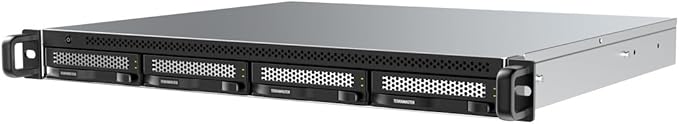 TERRAMASTER U4-500 NAS Storage - 4Bay Core i3 1215U Ultra-Short 1U Rackmount NAS, 8GB DDR5 RAM, Dual 10GbE Ports, Network Attached Storage Peak Performance for Business (Diskless)