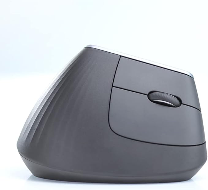 logitech MX Vertical Advanced Ergonomic Mouse, Wireless via Bluetooth or Included USB Receiver (Renewed)
