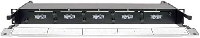 Tripp Lite High Density Fiber Enclosure Panel, 1U, 5-Cassette Capacity (N482-01U)