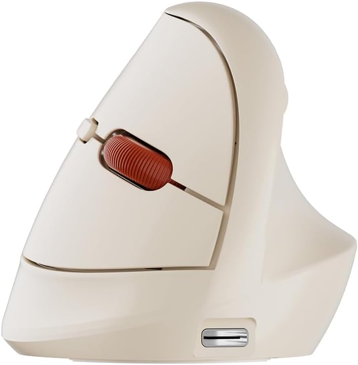 DAREU Ergonomic Vertical Wireless Mouse for Small Hands,2.4GHz / BT Optical Vertical Mice with Ergo Design for Comfort and Reduced Wrist Strain,3 Multi-Device Connectivity for Computer/PC/Laptop