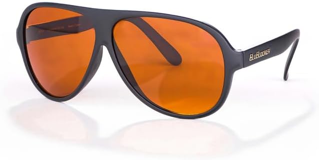 BluBlocker Original Aviator Sunglasses | Retro | Blocks 100% of Blue & UV light | For Men & Women | Reduce Glare & Eye Stress