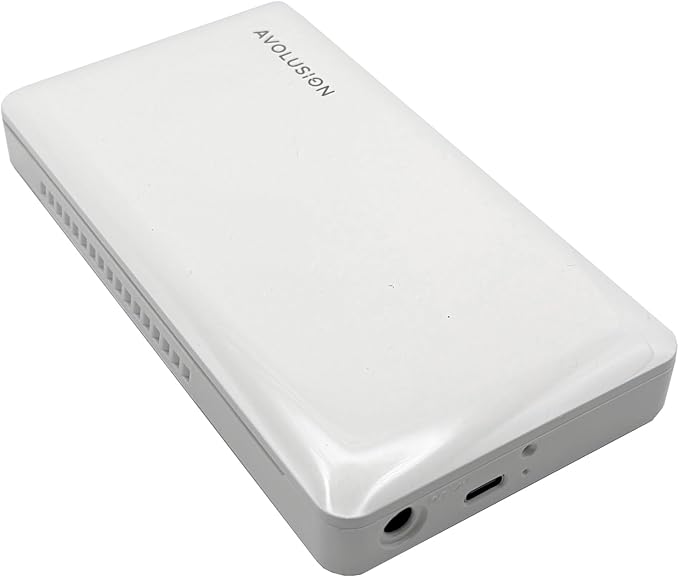 Avolusion M3 Series 2TB USB 3.0 Portable External Hard Drive - White (for Windows, Mac OS, Xbox, PS)