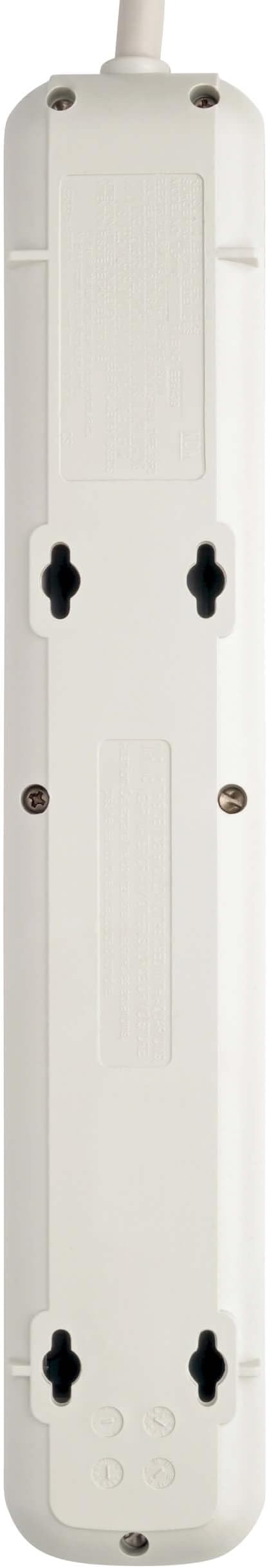 Tripp Lite 7 Outlet Surge Protector Power Strip, Extra Long 12ft Cord, Lifelong Warranty & $25,000 Insurance (TLP712),White