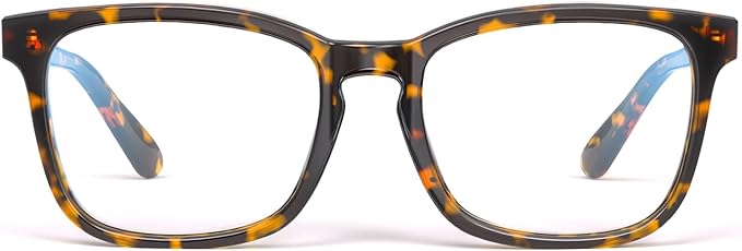 VISOONE Blue Light Blocking Glasses Square with Anti Computer Glare for Gaming Women and Men MONTANA