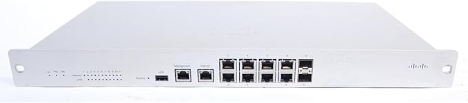 MX100-HW Cloud-Managed Security Appliance 1U Rack-Mount, 750 Mbps Firewall Throughput (New Sealed)