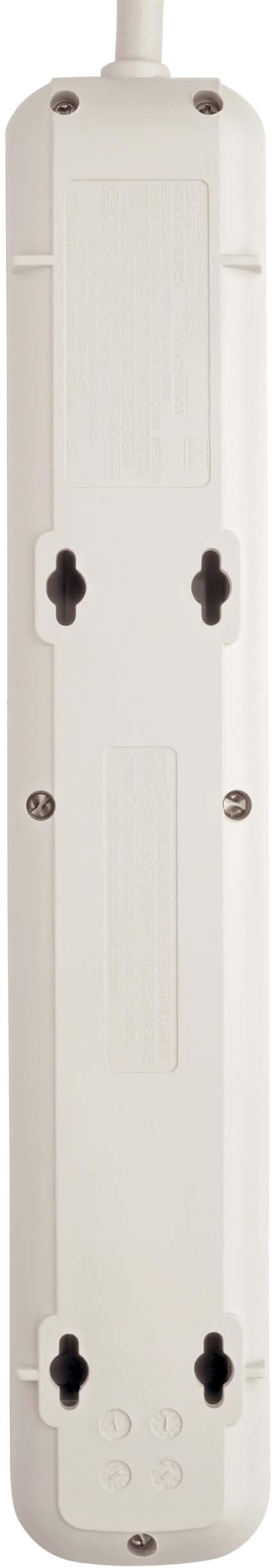 Tripp Lite 7 Outlet Surge Protector Power Strip, Extra Long Cord 25 ft., 1080 Joules, Lifetime Limited Warranty & $25K Insurance (TLP725) Light Gray
