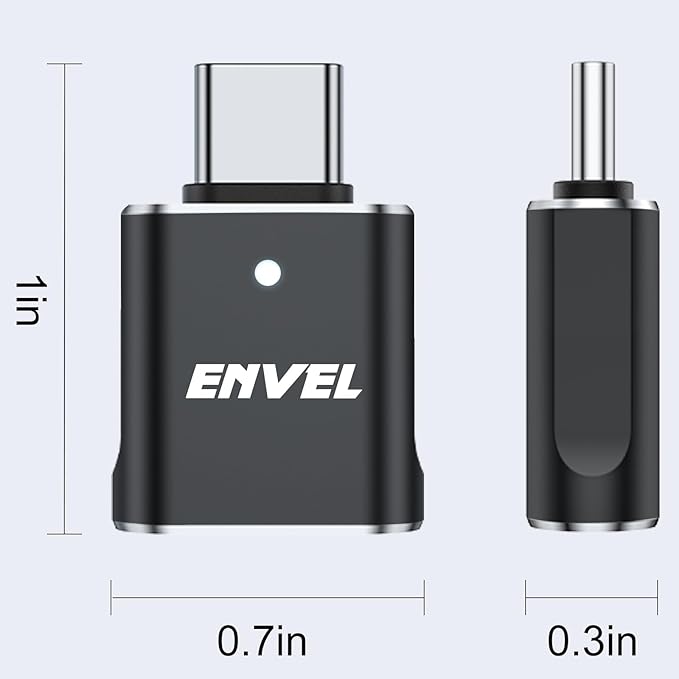 ENVEL πππππ€ ππ©π π«ππππ USB C to USB Adapter, 10 Gbps Type-C Male to USB3 Female OTG Converter, Compatible with Apple iWatch iPhone 17 16 15 Galaxy S24 iPad Air 4 5 Mini 6