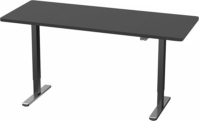 VIVO Electric 60 x 24 inch Stand Up Desk, Height Adjustable, Black Top Black Frame, Home and Office Furniture Sets, DESK-KIT-B06B