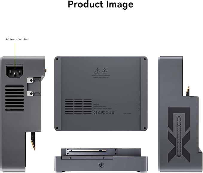 Beelink EX Docking Station, GPU Dock External Graphics Card with PCIe x 16 Slot, Compatible with Beelink GTi12/14 185H, Support Desktop Discrete Graphics Card/SSD/Wi-Fi Module/External Antennas