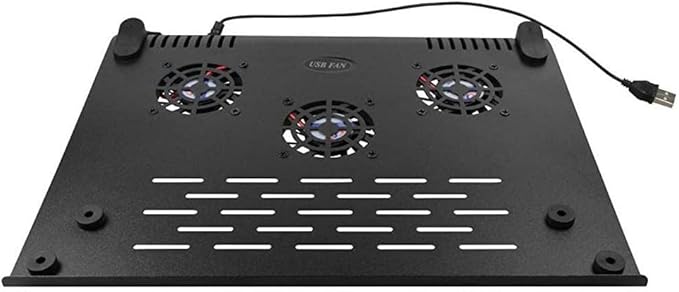 Aluminum Notebook Cooler Pad w/3 60mm Fans (Gray)