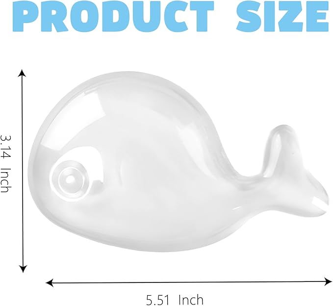 Gel Wrist Rest for Keyboard and Mouse Transparent White Whale Elbow Pad Cushion Ergonomic Cute Clear Cool Mouse Wrist Pad Silicone Non-Slip Support for Computer Gaming Home Office Men Hand Pillow