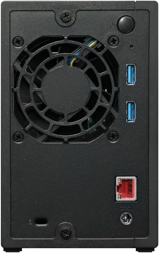 Asustor Drivestor 2 Gen 2 AS1202T, 2 Bay NAS, Quad-Core 1.7GHz CPU, 2.5GbE Port, 1GB DDR4, 3 USB 3.0, Network Attached Storage for Personal and Home Cloud Backup (Diskless)
