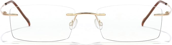 Cyxus 11g Titanium Blue Light Blocking Glasses Men Woman Ultralight Computer Gaming Office Study Eyeglasses 8602