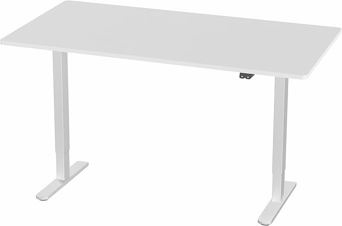 VIVO Electric 71 x 30 inch Stand Up Desk, Height Adjustable, White Top White Frame, Home and Office Furniture Sets, DESK-KIT-0W7W