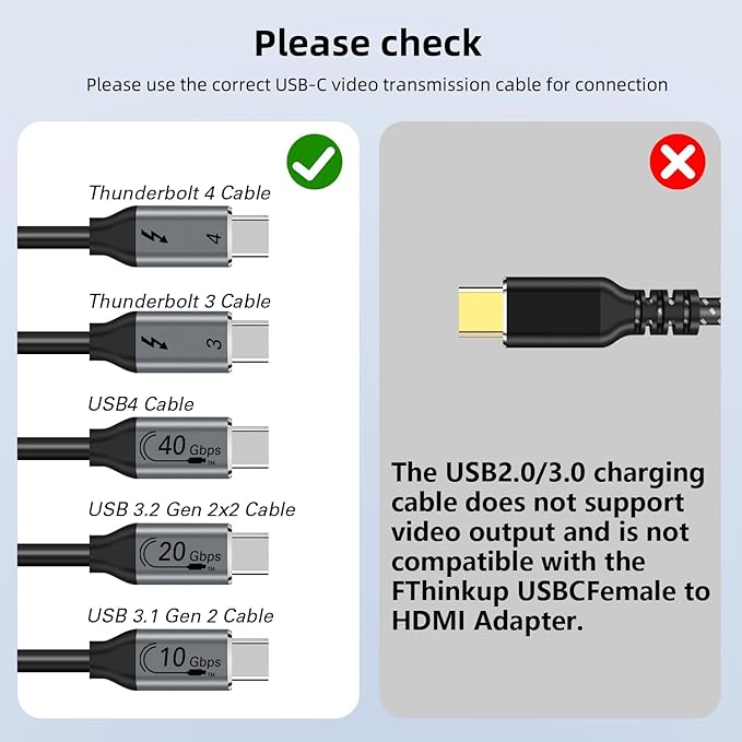USB C to DisplayPort Adapter with USB Video Cable, 4K@60Hz Uni-Directional USB C Female to DP Male Adapter, Thunderbolt 4/3 to DP Converter Compatible with i-/Phone 17, Galaxy, MacBok Pro- 1 Pack