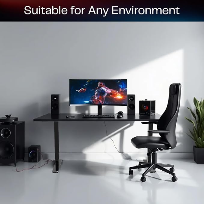 VIVO Electric Sit Stand Dual Motor Desk Frame for 40 to 84 inch Table Tops, 3 Stage Legs, Height Adjustable, Memory Controller, Frame Only, Black, DESK-EV02RB