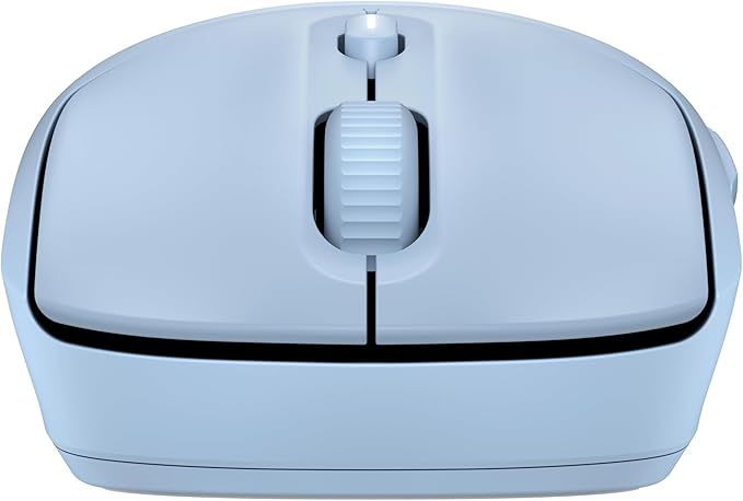 HP 400 Quiet Wireless Mouse, Dual Bluetooth & 2.4GHz, Soft Silicone, Quiet Clicks, Microsoft Wheel, 24-Month Battery, 6000 DPI, Ambidextrous, Eco-Friendly Design, Multi-OS, Blue