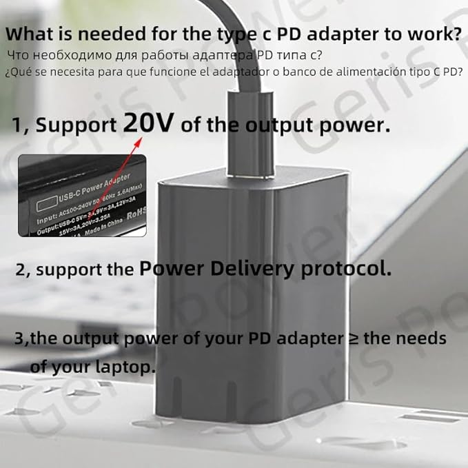 USB C to Slim Laptop Charging Cable Adapter Female Type C to DC Converter 0.8ft 100W PD Power Charger Supply Cord for Vostro 12 17 11 XPS 14 3000 7000 5000 13 15 Inspiron Dell (4.5 x 3.0mm for Dell)