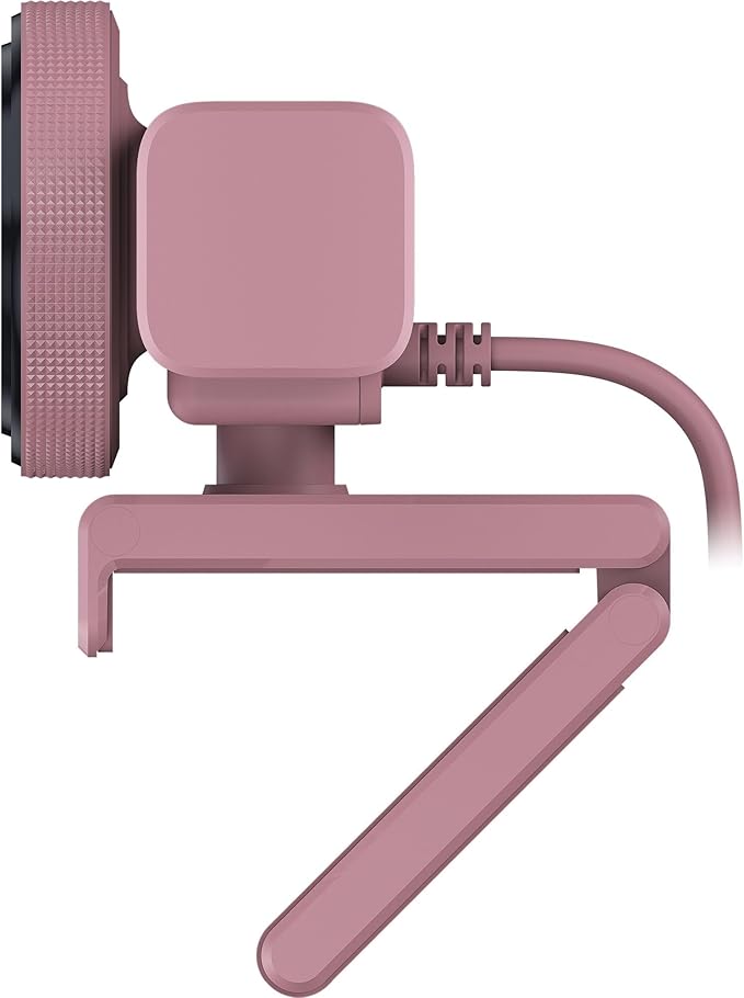 Razer Kiyo V2 X Streaming Webcam: 1440p 60 FPS - Auto Focus - Built-in Microphone - Wide Angle Lense - Integrated Privacy Shutter - Works with OBS, Xsplit, Streamlabs, Discord, Zoom, Teams - Pink