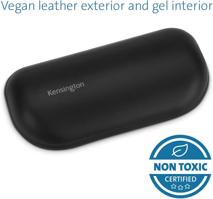 Kensington ErgoSoft Wrist Rest for Standard Mouse, Black (K52802WW), 2.9 x 0.7 x 6 inches
