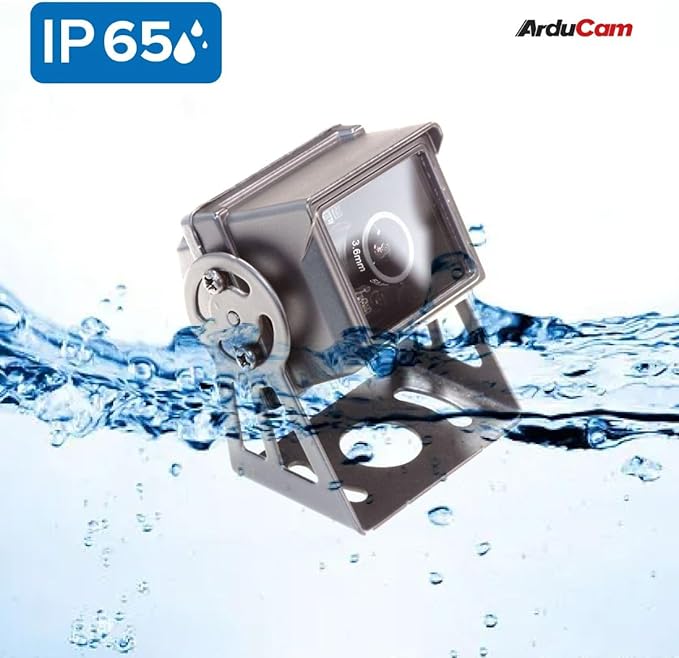Arducam 1080P IMX291 Low Light USB Camera, 120° Wide Angle Lightburn Camera Module with Waterproof Metal Case