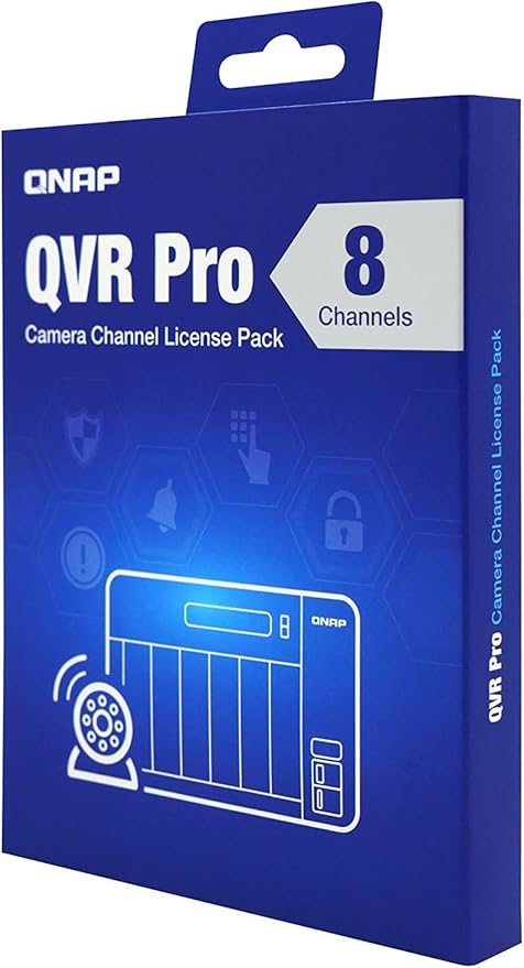 QNAP LIC-SW-QVRPRO-8CH 8 Channel license (QVR Pro Gold is required)