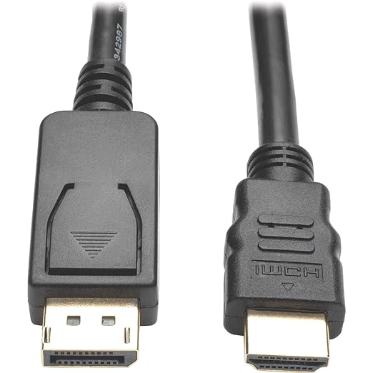 Tripp Lite DisplayPort to HDMI Adapter Cable, DP with Latches to HDMI (M/M), UHD 4K x 2K/1080p, 6 ft. (P582-006-V2)