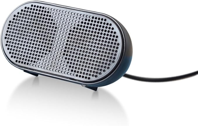 USB Mini Speaker Computer Speaker Powered Stereo Multimedia Speaker for Notebook Laptop PC(Black)