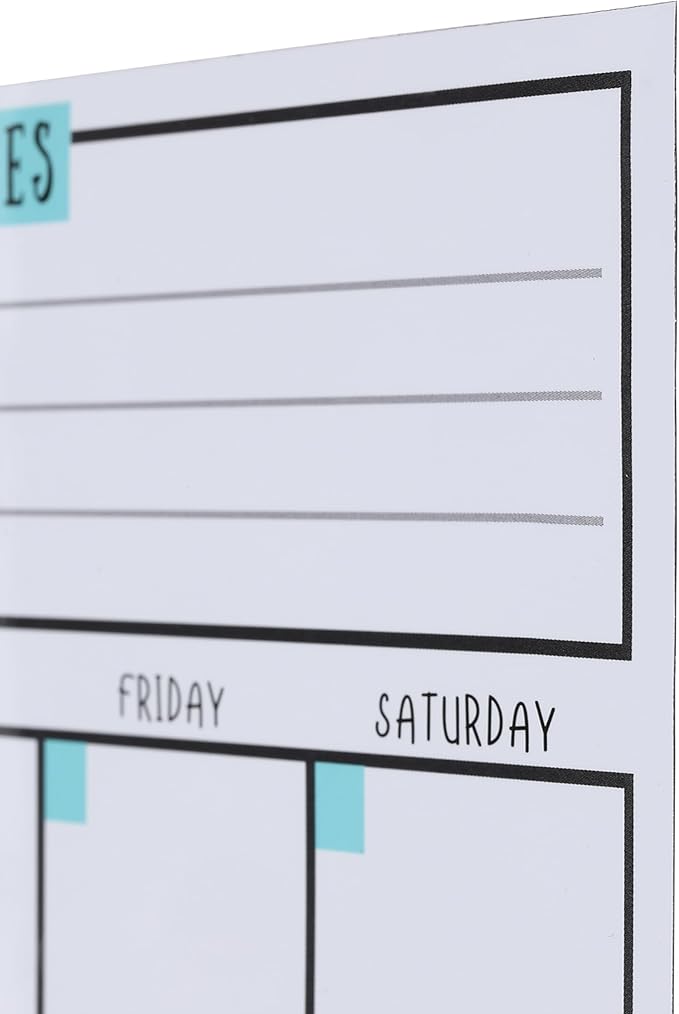 Mr. Pen- Dry Erase Calendar for Fridge, Magnetic, 14.7 x 11.8, Magnetic Calendar with 4 Dry Erase Markers