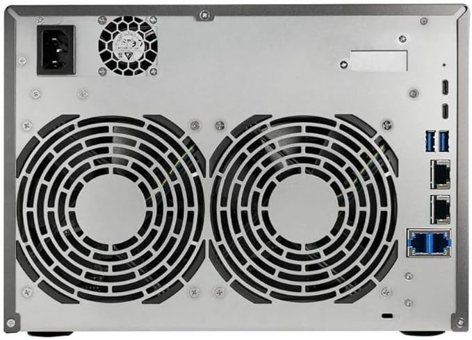 Asustor Lockerstor 8 Gen3 AS6808T 8 Bay NAS, AMD Ryzen Quad-Core 2.3 GHz, 16GB RAM ECC DDR5, 4 M.2 NVMe Slots, Dual 5GbE and Dual 10GbE Port, USB4 Type-C, Network Attached Storage (Diskless) - Ryzen u