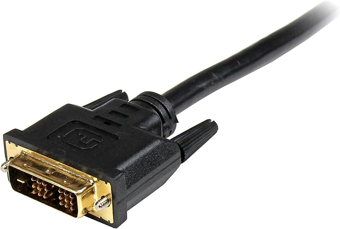 StarTech.com 3 ft HDMI to DVI-D Cable - HDMI to DVI Adapter / Converter Cable - 1x DVI-D Male, 1x HDMI Male - Black, 3 feet (HDDVIMM3)