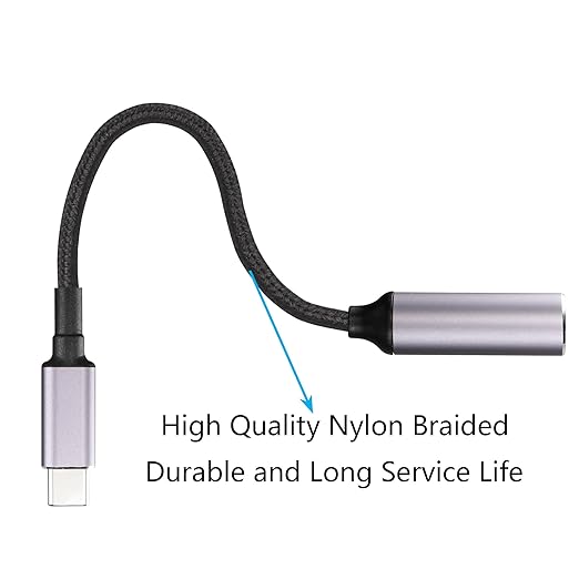 SinLoon PD 100W DC 7.4mm x 5.0mm Female(7.4 x 0.6mm) Input to USB Type C Male Power Charging Cable, 100W DC7450 to Type C Cable with PD Automatic Identification Chip,for Phones,Tablets,Laptops(Blue)