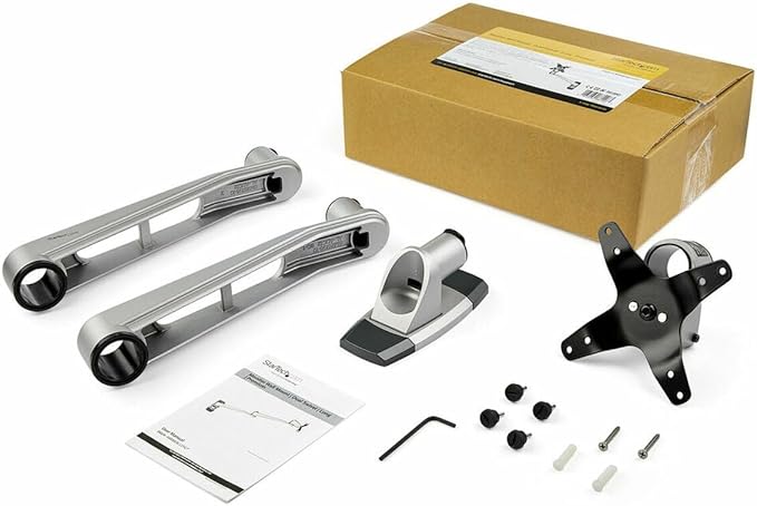 StarTech.com Wall Mount Monitor Arm - Articulating Ergonomic VESA Wall Mount Monitor Arm - 20" Long - Single Display up to 34"(30.9lb/14kg) - Swivel/Tilt/Rotate - Adjustable Screen Mount, TAA