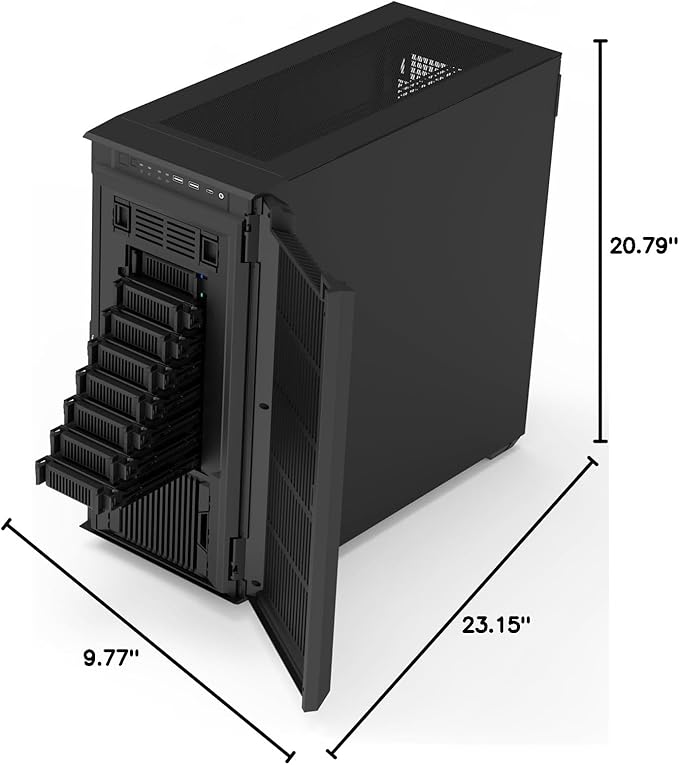 Silverstone Technology CS383 8-Bay hot-swappable high Performance Full Tower NAS Chassis, SST-CS383