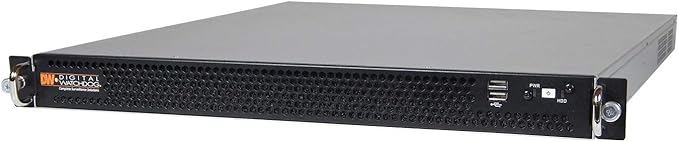 Digital WATCHDOG DW-BJP1U30T-LX Blackjack® P-Rack 1U 4-Bay Chassis 64 Channel 2MP NVR, (30TB HDD Included)