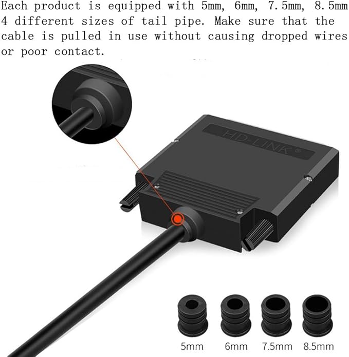 Thinner DB37 Solderless RS232 D-SUB Serial to 37-pin Port Terminal Female Adapter Connector Breakout Board with Case Long Bolts Tail Pipe