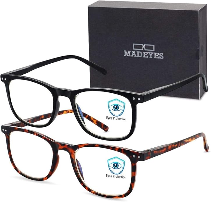 AOSM Blue Light Glasses for Men & Women,Gaming glasses Anti-Glare UV400 Protection,Blue Light Blocking to Relieve Eye Strain