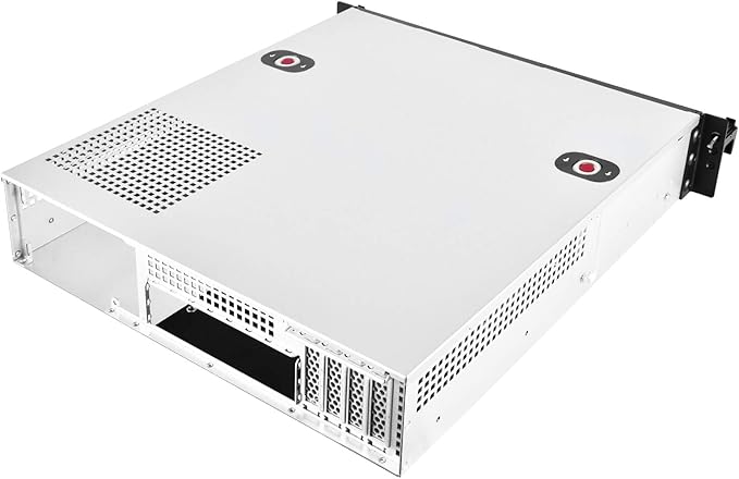 Silverstone Technology RM21-304 2U Micro-ATX Rackmount Server Chassis with Four 3.5" hot-swap Bays, SST-RM21-304