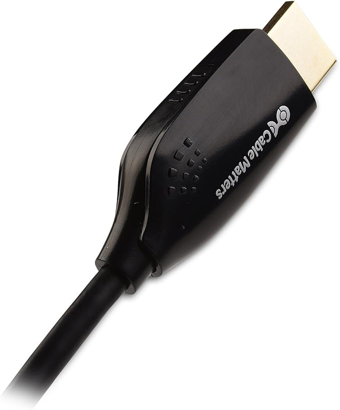 Cable Matters Mini DisplayPort to HDTV Cable in Black 15 Feet - Thunderbolt and Thunderbolt 2 Port Compatible