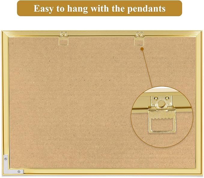 Dry Erase White Board Weekly Calendar Board, Magnetic Whiteboard for Wall,Gold Aluminum Frame Message Board,Horizontal,10.5“x14.5, Planner Board for Office, Home, Schooll(Weekly-BB-Gold-2737-L)