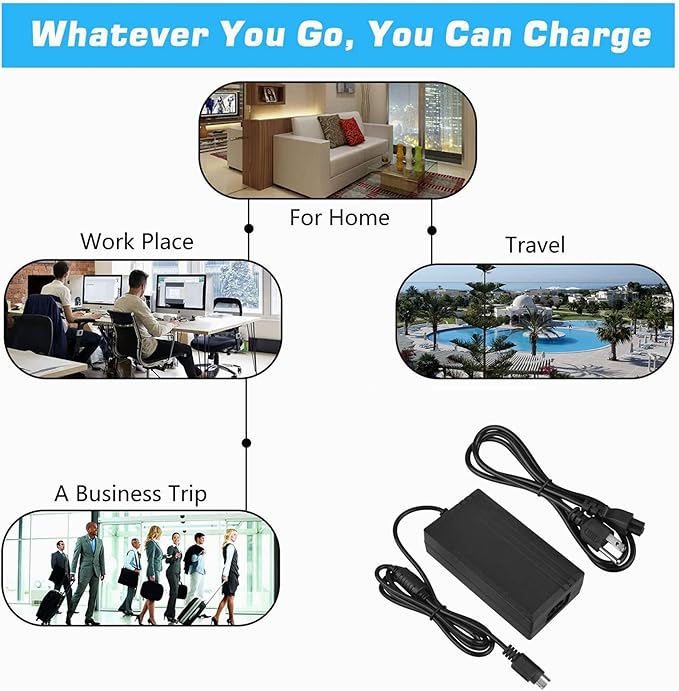 4 PiAC/DC Adapter Compatible with Netgear ReadyNAS 314 RN31441E RN31441E-100NAS RN31442E-100NAS RN31443D-100NAS RN31442D-100NAS NAS Advanced Network Attached Storage