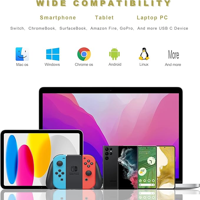 USB C to USB Adapter 3.1 Gen 2, 10Gbps USB to usbc Adapter, USB-c Male to USB 3.0 A Female USB 3.2 Type C OTG Converter for MacBook pro Laptop PC iMac iPad air