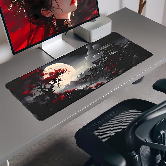 Mouse Pad Gaming Mousepad,Large Mousepads for Keyboard and Mouse with Non-Slip Rubber Base,Suitable for School,Office,Home,31.5 x 15.7 Inch