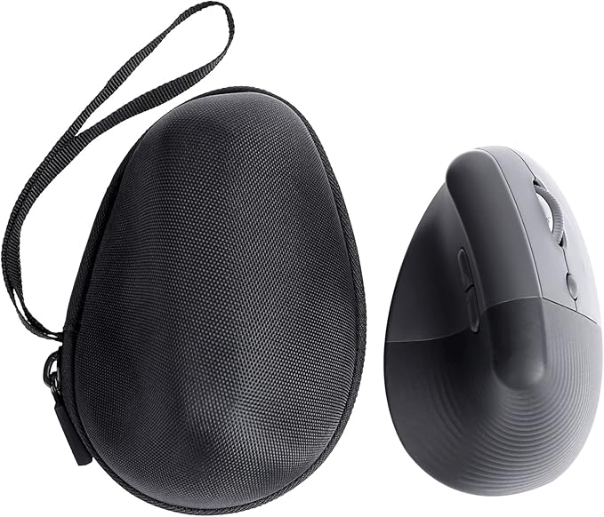 co2CREA Hard Case Replacement for Logitech Lift Vertical Ergonomic Mouse (Black Case)