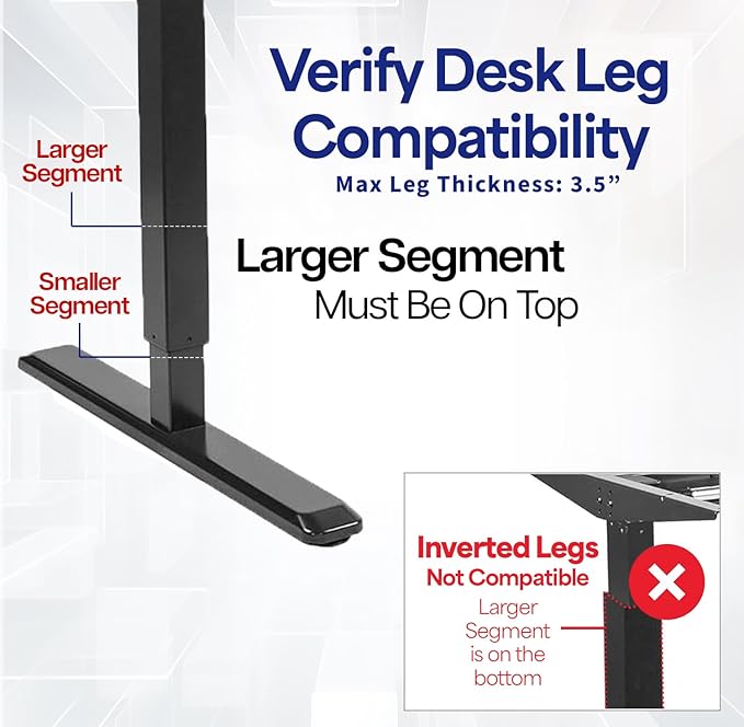 VIVO Adjustable Clamp-on Desk Leg PC Mount, Under Desk PC Mount, Computer Case CPU Holder with Tool-Free Installation, Black, MOUNT-PC01C