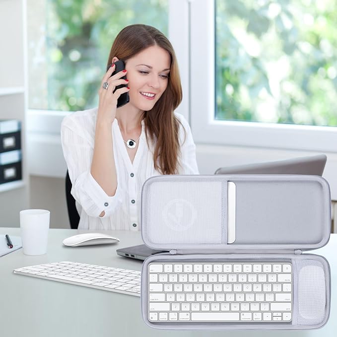 Lebakort Storage Case Compatible with Apple Magic Keyboard + Magic Mouse Combo