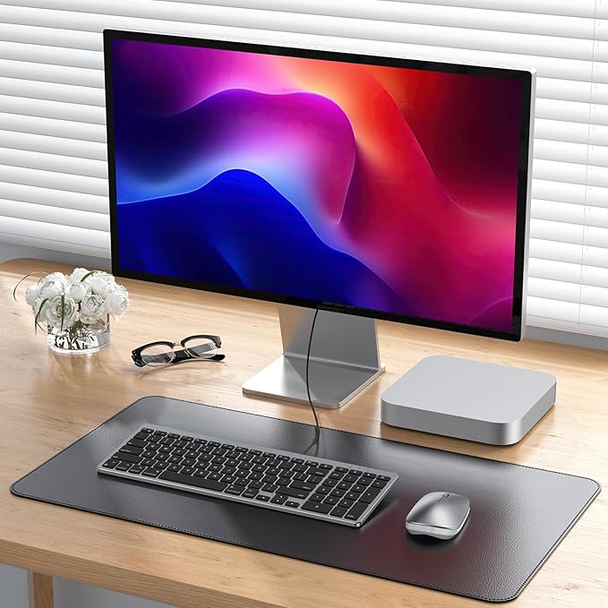 OMOTON Wired Keyboard Compatible with Mac, with Dual Interface (USB and Type-C), Numeric Keypad Compatible with MacBook Pro/Air, iMac, Mac mini/Pro Laptop, Grey