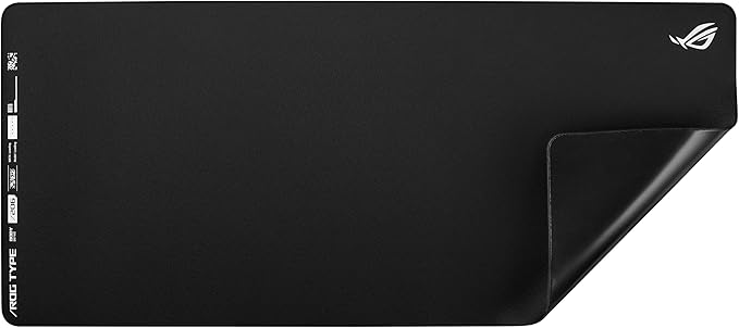 ASUS ROG Hone Ace XXL Gaming Mouse Pad – 35.4” x 15.7", (XXL Size), Extra-Cushioning, Table-Sized for Wide, Smooth Glide and Control, Water/Oil/Dust-Resistant, Extra-Soft Non-Slip Rubber Base - Black