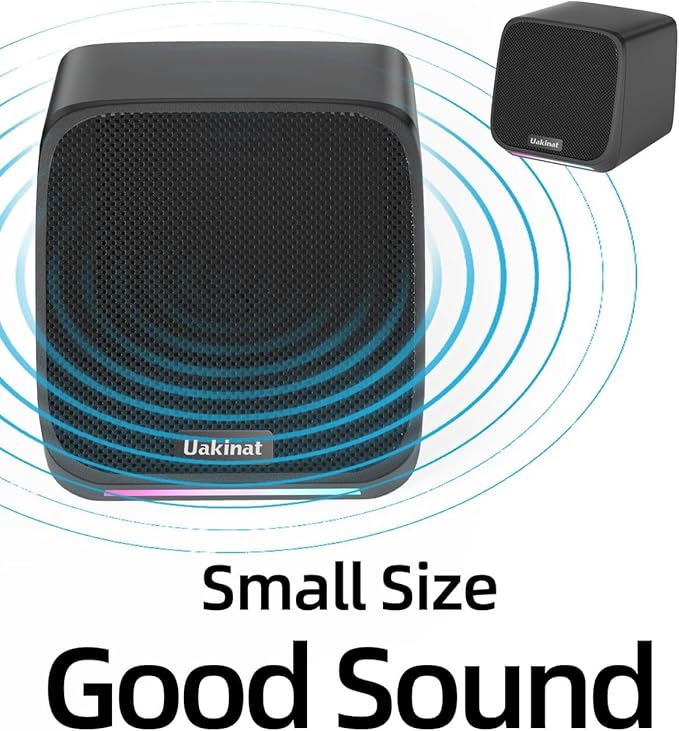 Computer Speakers for Desktop PC,Desktop Speakers,Small Computer Speakers USB Powered 3.5mm Aux Speaker