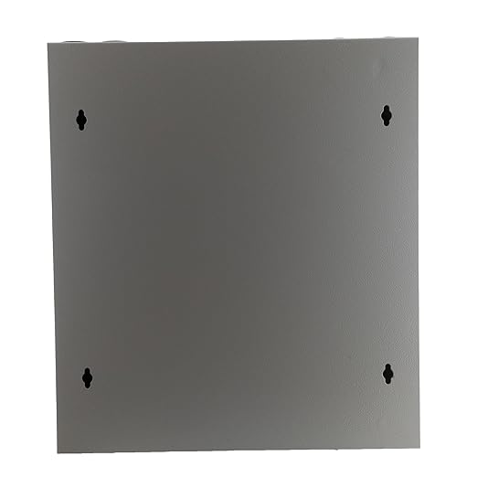 NavePoint Indoor Fiber Enclosure, 48 Port, Supports SC/ST/FC/LC Duplex Adapters, Splice Tray, Wall Mount, SPCC Steel, for FTTH, Telecom, CATV, LAN, Data Centers